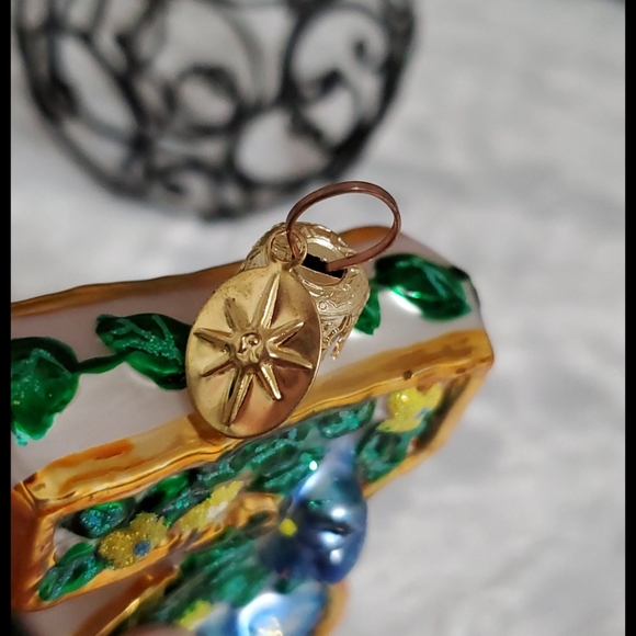 CHRISTOPHER RADKO Number 3 Christmas Holiday Seasonal ornament French Hens Birds - Picture 6 of 7